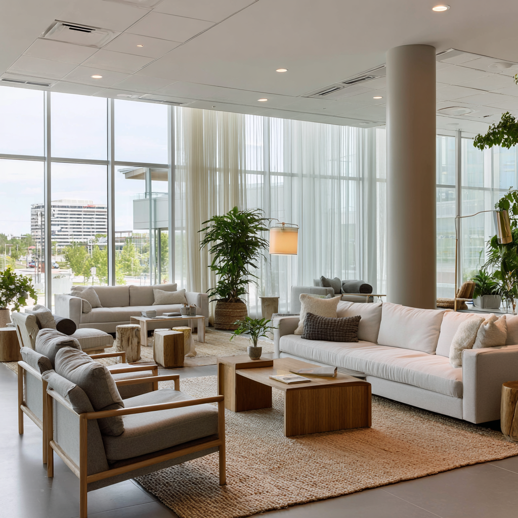 Recreation and wellness area on the OPL Helpline campus